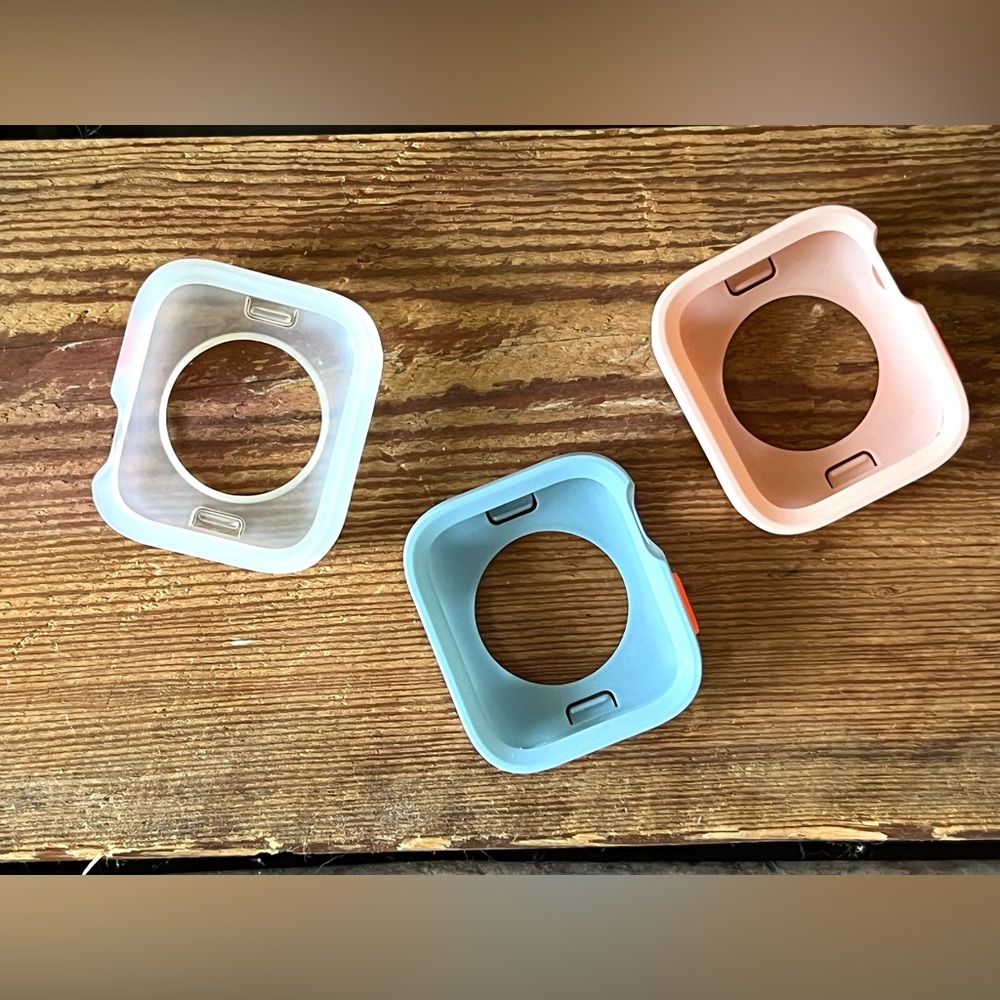 Pastel Clear Apple Watch Bumpers | 44mm